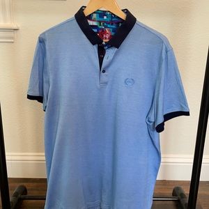 Au Noir - Men’s Light Blue Polo shirt size XL (5/1XL)